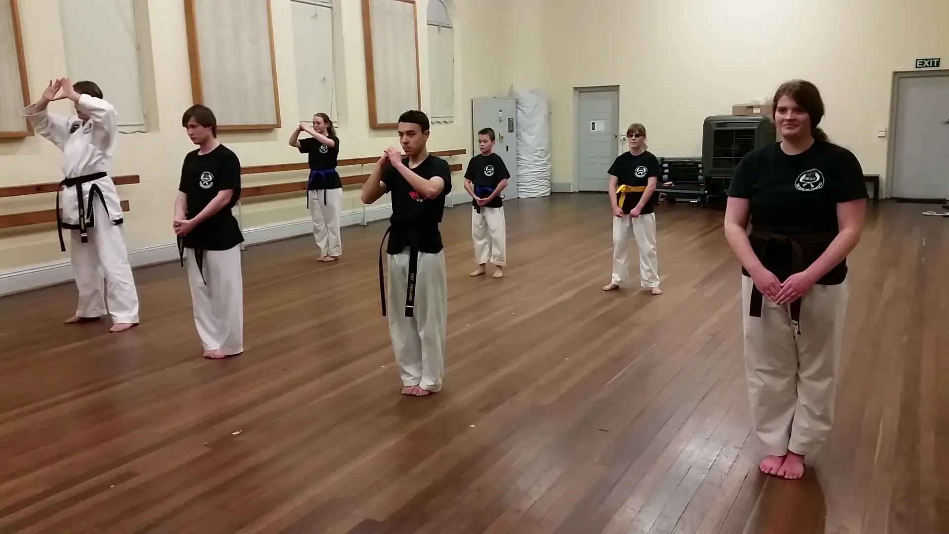 Tea Tree Gully Taekwondo student formation