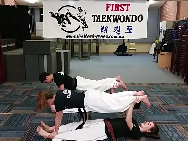 Ingle Farm Taekwondo class training session