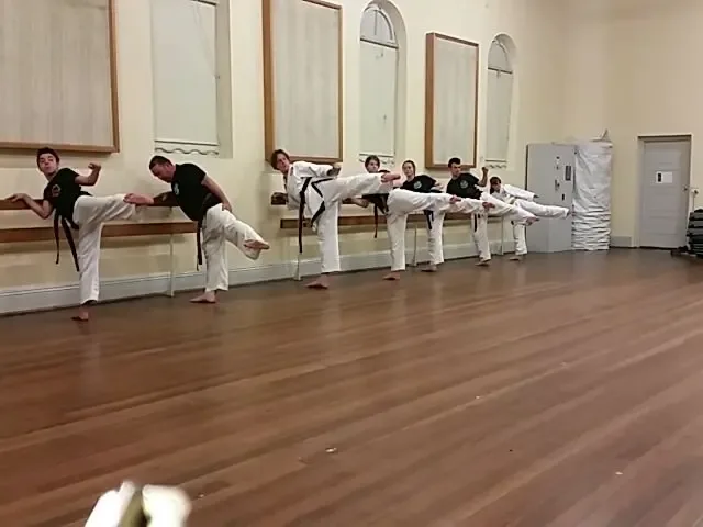 Tea Tree Gully Taekwondo student exercise