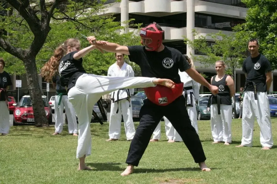 First Taekwondo Public Demonstrations