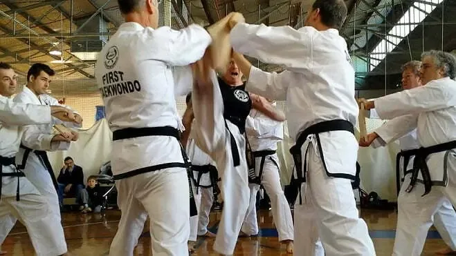 Chief Instructor John O'Brien leading class