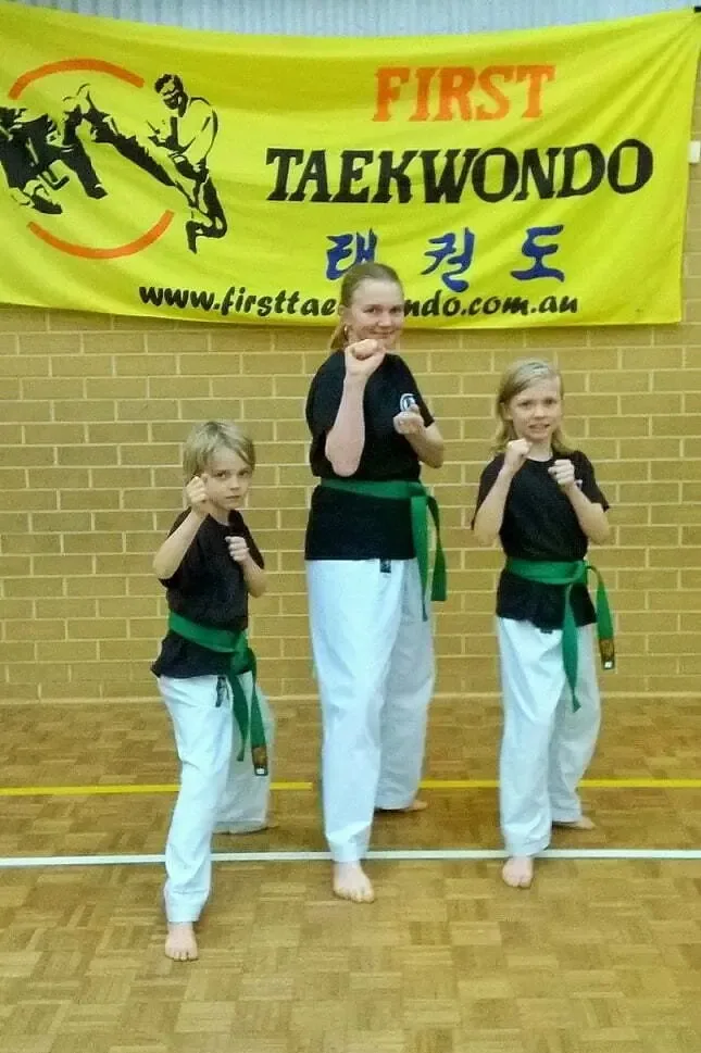 Kensington Taekwondo family training session