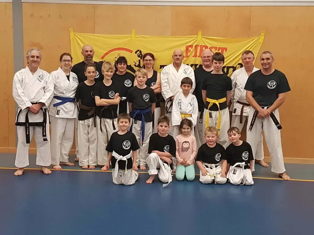 Mount Barker High School Gym Taekwondo class formation