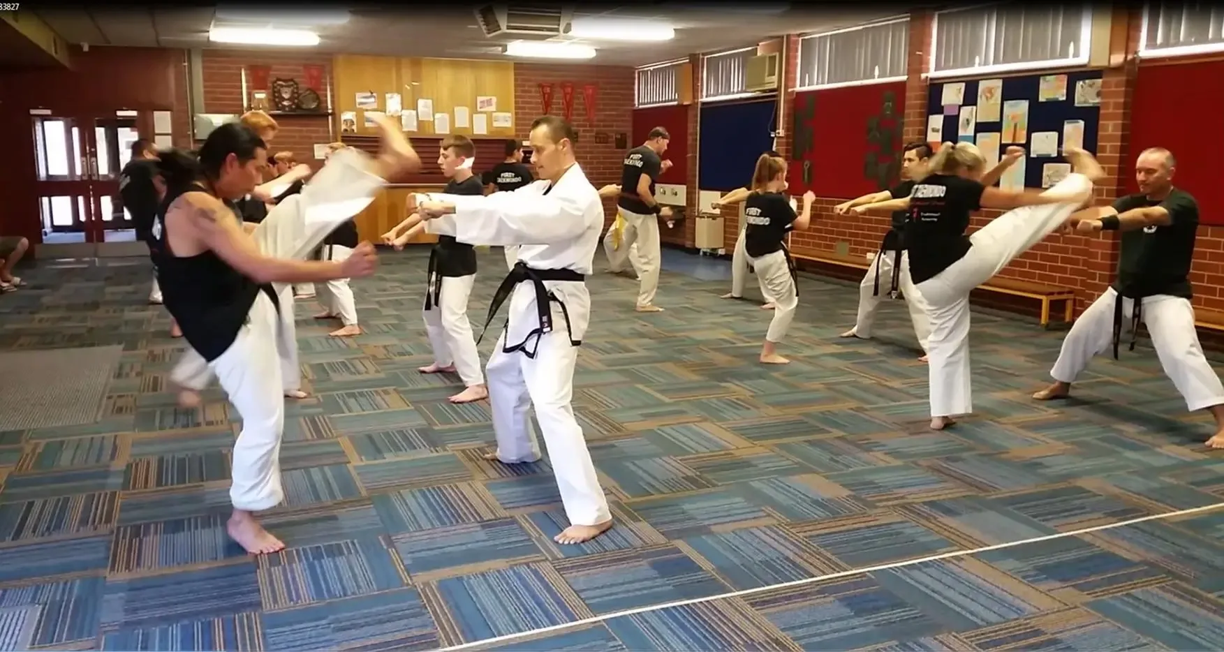 Ingle Farm Taekwondo class formation