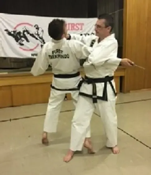 Mitchell Park Taekwondo training session