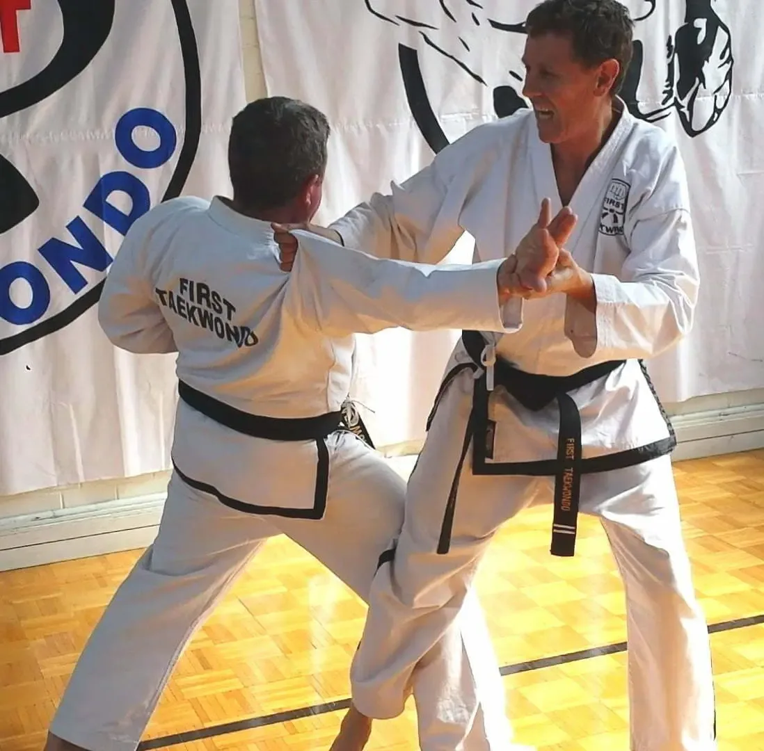 Senior Instructors practicing techniques