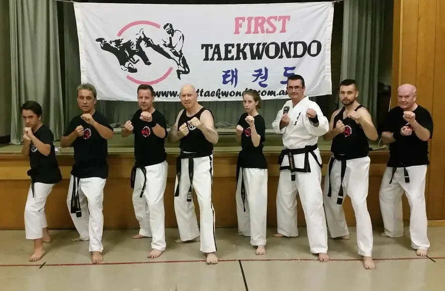 South Plympton Taekwondo kick drills